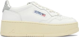 Autry Medalist Platform Sneakers - Dames - Sneakers - Wit - 41 EU - Katoen - Schoenen