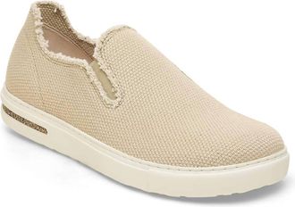Birkenstock Womens Bend Slip On Sneakers In Sandcastle/canvas