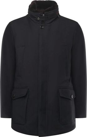 Moorer Hombre, Chaquetas, Azul, Talla: L