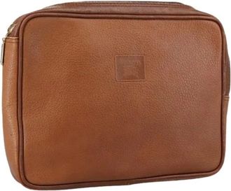 Burberry Pre-owned Clutches, female, Brown, Size: ONE SIZE Pre-owned Vintage Clutch