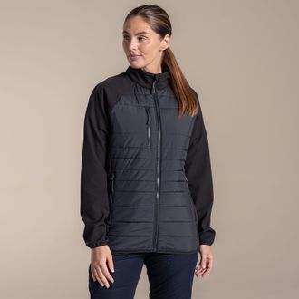 Craghoppers Dames/Dames Expert Compresslite Hybride Jas (Zwart)