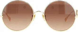 Chlo&eacute; Golden Round Sunglasses