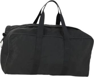 Prada Pre-owned Nylon Weekendtas - Dames - Vintage Weekendtas - Zwart - ONE Size - Nylon - Vintage