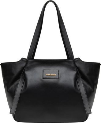 Nero Giardini I644364D-100 Shopper - Dames - Shoppers - Zwart - ONE Size - Leer - Tassen