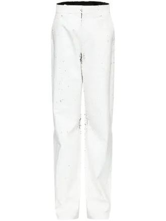 Maison Margiela Mm6 Maison Margiela Womens Wax Trousers