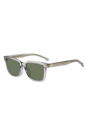 BOSS 54mm Rectangular Sunglasses in 0Kb7-Qt at Nordstrom Rack
