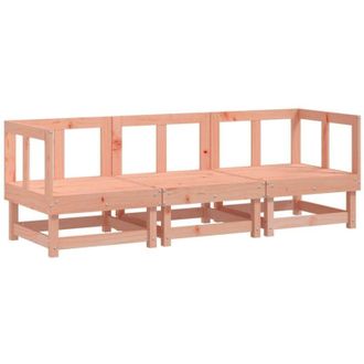 vidaXL Set Salotto da Giardino 3 pz in Legno Massello di Douglas - Vidaxl