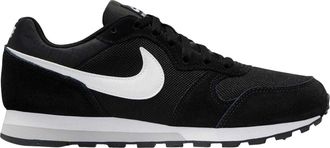 Nike MD Runner 2 platte sportschoenen voor dames (Zwart, Wit)