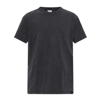 Courr&egrave;ges T-Shirts, male, Black, Size: XL AC Stonewashed T-shirt
