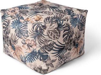 Paco Home Paco Home - Puf Pera Interior Y Exterior Sal&oacute;n Coj&iacute;n Asiento Taburete Coj&iacute;n Suelo Multicolor, 50x50x40