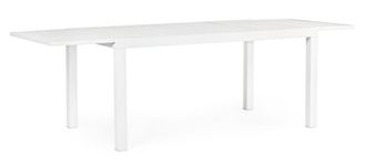 BIZZOTTO Mesa de aluminio laminado 160-240X90 Blanco