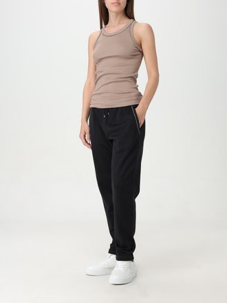 Brunello Cucinelli Stretch-Cotton Ribbed Tank Top - Taupe