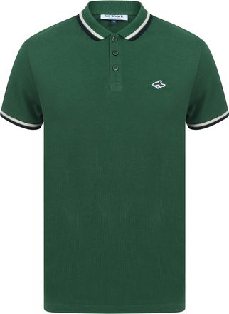 Le Shark Mens Waterloo Cotton Pique Polo Shirt - Hunter Green - S