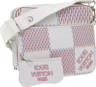 Louis Vuitton Pre-owned Vintage Borsa a Spalla in Tela Damier Color - - Pre-owned - Donna - Bianco - ONE SIZE