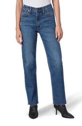 Rag & Bone Harlow Raw Hem Ankle Straight Leg Jeans in Nova at Nordstrom Rack, Size 23