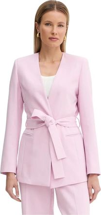 Fracomina Blazer con cintur&oacute;n - Jackets - Mujer - Rosa - M