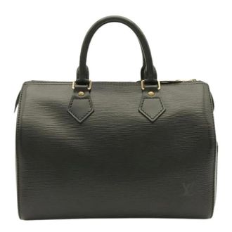 Louis Vuitton Pre-owned Speedy 25 Handtas - Dames - Pre-owned - Zwart - Maat: ONE Size Leer