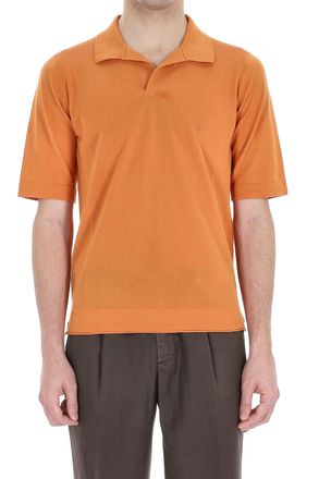Ballantyne Fine Cotton Open Collar Polo