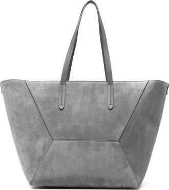 Brunello Cucinelli Panelled Suede Tote Bag