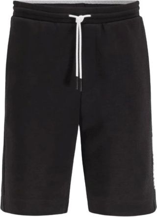 HUGO BOSS Hombre, Pantalones cortos, Negro, Talla: M