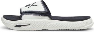 Puma Softride Pro 24 V Slides White New Navy 395432-03