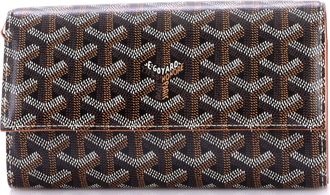 Goyard Varenne Continental Wallet with Strap Coated Canvas