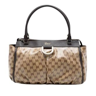 Gucci Pre-owned Handbags, female, Beige, Size: ONE SIZE Pre-owned Tote Bag