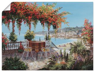 Artland Wandbild »Macht mein Tag perfekt« Gewässer 1 Stk. tlg. als Leinwandbild, Poster in verschied. Grössen