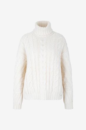 Herno Rollkragenpullover aus Wolle Resort Infinity Braid