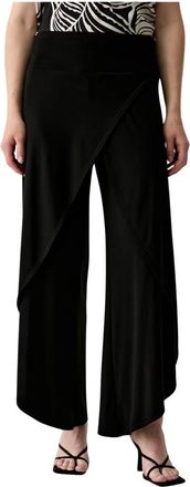 Joseph Ribkoff Wide Broeken - Dames - Wijde Broeken - Zwart - XL - Broeken