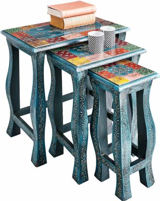 HOME AFFAIRE Beistelltisch »Vivek« Set, 3 Stk. tlg