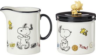Lenox 2Pc Chef Snoopy Sugar & Creamer Set