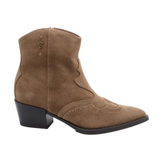 Nero Giardini Enkellaars - Dames - Schoenen - Bruin - Maat: 39 EU Leer