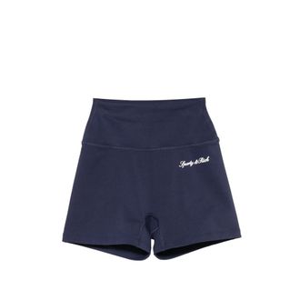 Sporty & Rich Signature Logo Performance Shorts