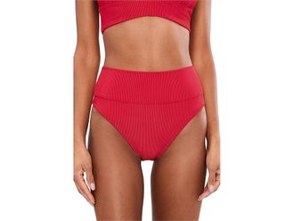 Beach Riot Highway Full Bottoms Womens Swimwear Red : SM, Polyester/Spandex
