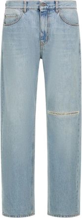Roberto Cavalli Jeans dritti con lavaggio chiaro - Blu