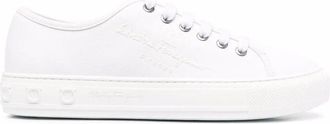 Ferragamo Ferragamo Embossed-Logo Low-Top Sneakers