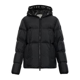 Moncler Heren, Jassen, Zwart, Maat: 4XL Polyamide