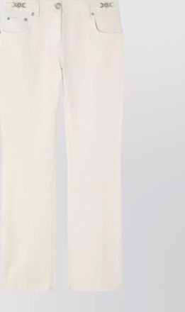 Versace straight trousers belt loops