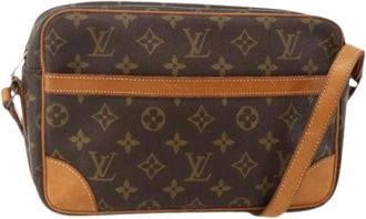 Louis Vuitton Pre-owned Cross Body Bags, female, Brown, Size: ONE SIZE Pre-owned Trocadero 27 Shoulder Bag