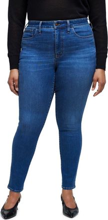 Madewell Curvy Roadtripper Authentic Skinny Jeans in Faulkner Wash at Nordstrom Rack, Size 20W
