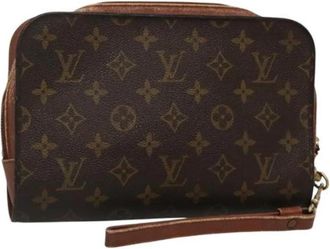 Louis Vuitton Pre-owned Canvas clutches - Dames - Vintage Clutch - Bruin - ONE Size - Vintage
