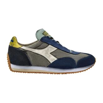 Diadora Heren, Schoenen, Blauw, Maat: 44 EU Leer