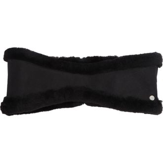 UGG UGG Reversible Genuine Shearling Headband in Black at Nordstrom Rack, Size Large/x-Large
