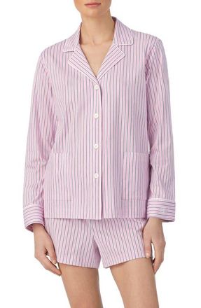 Lauren Ralph Lauren Print Organic Cotton Short Pajamas in Pink Stp at Nordstrom, Size X-Small