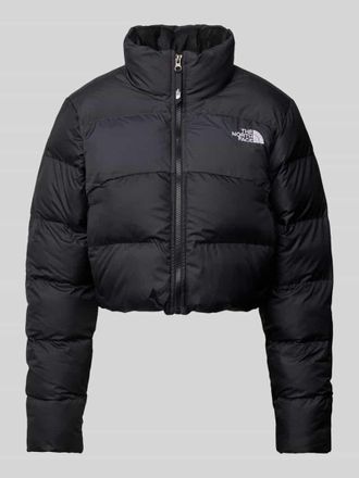 The North Face Cropped Steppjacke mit Stehkragen Modell Saikuru in Black, Gr&ouml;&szlig;e XXL