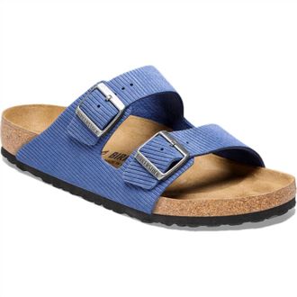 Birkenstock Womens Arizona Sandal In Corduroy Indigo