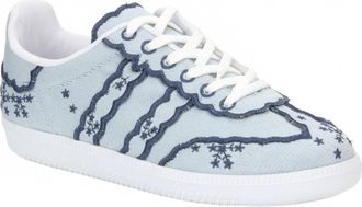 Love Rio Womens Elise Vintage Round Toe Sneakers In Blue