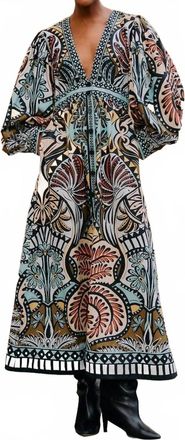 Farm Rio Balamana Maxi Dress In Multicolor