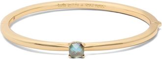 Kate Spade New York Little Luxuries Hinged Bangle Womens Bracelet Abalone/Gold